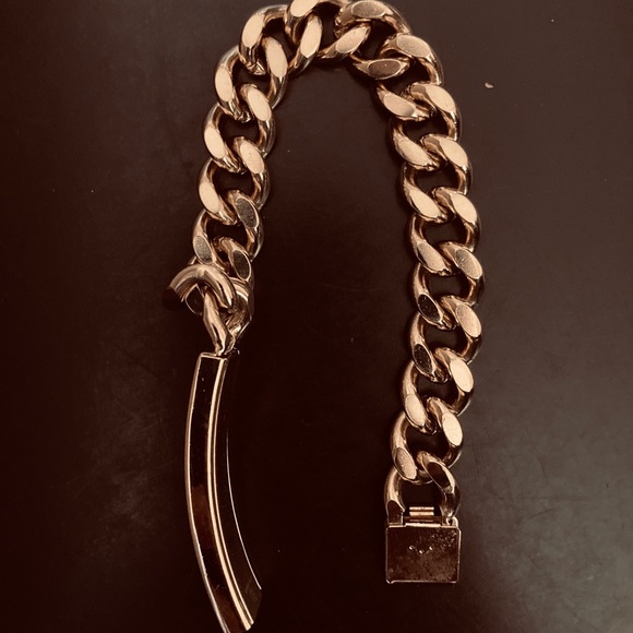 Speidel ID Bracelet Brushed Gold Tone - Picture 5 of 13